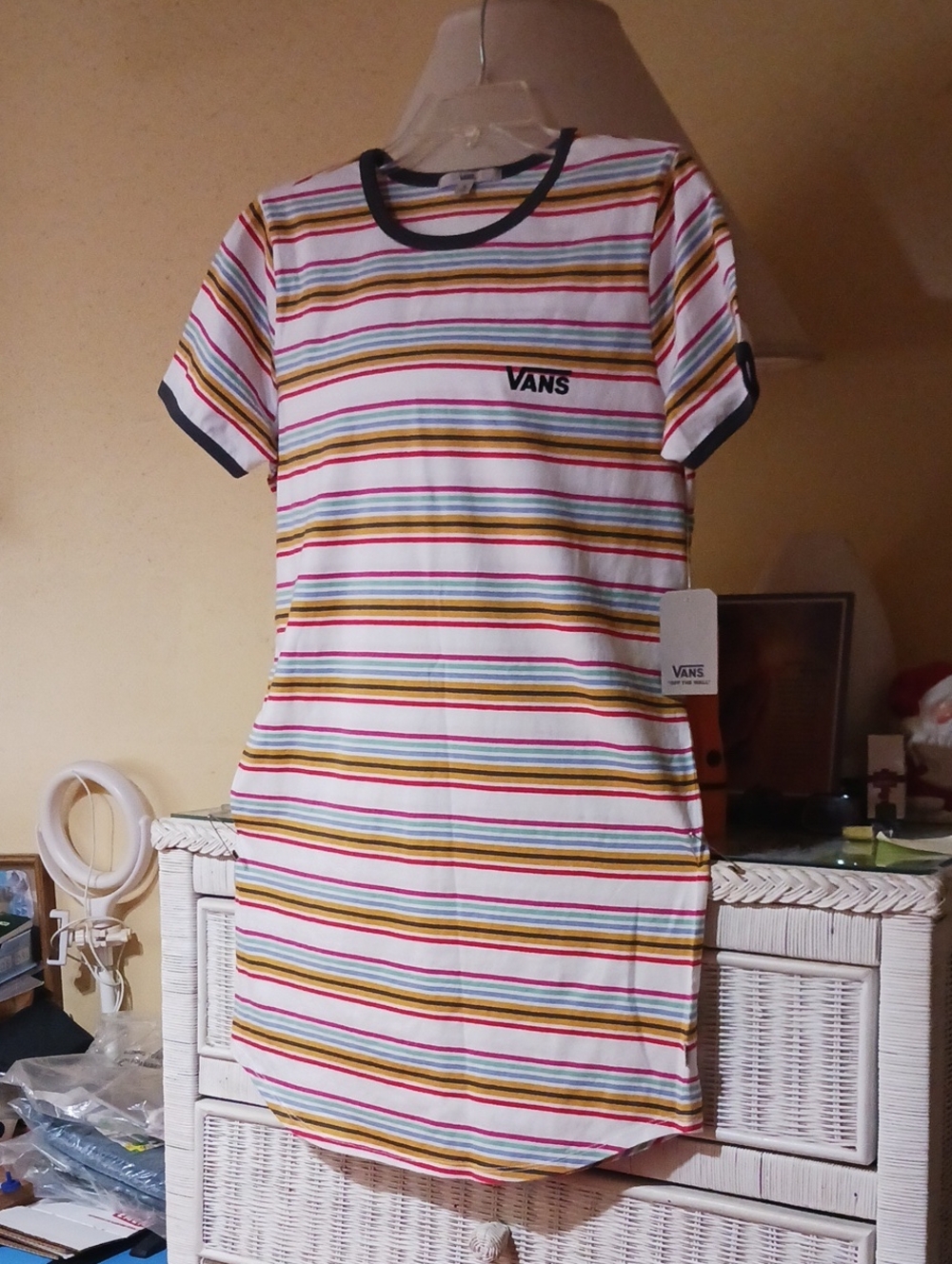 Vans Kids Multi-Color Striped Short Sleeve Tee